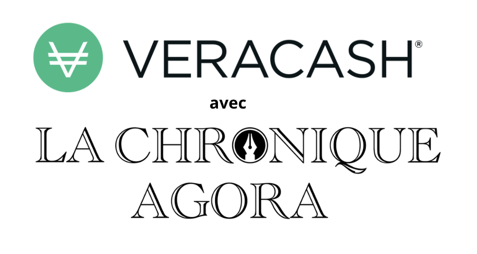 Superposition des logos VeraCash et La Chronique Agora