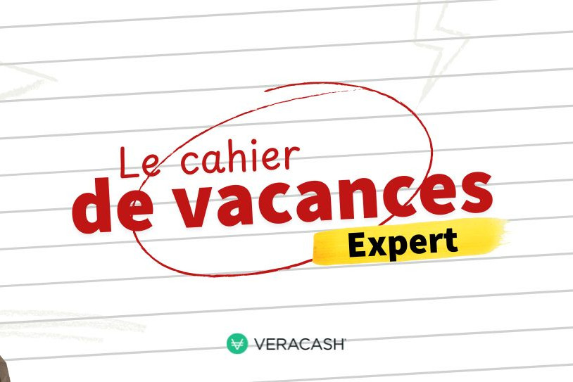 Header du cahier de vacances de Veracash version expert