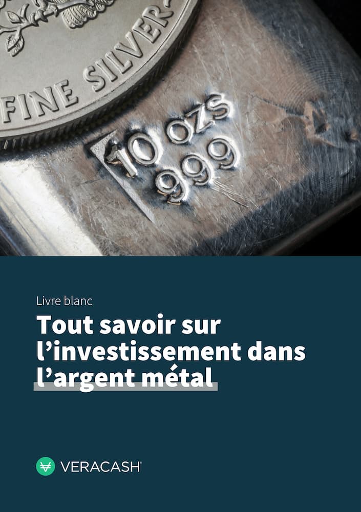 Page de garde du livre blanc de Veracash consacré à l'argent